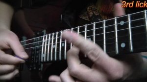 Cemetery Gates Guitar Solo Lesson - Pantera (with tabs)