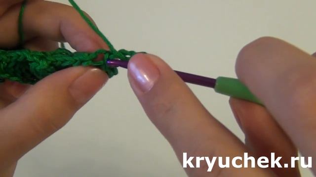 Вязание крючком узора Чешуя (Crochet pattern scales)