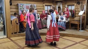 Семейная этностудия "Матица", г. Тверь. Пляска с припевками "под язык".