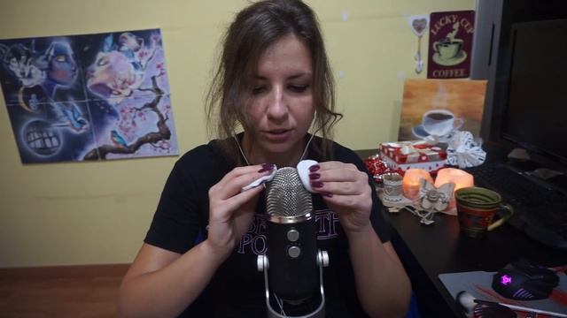 АСМР *Пошепчу перед сном* Покупочки* Кисточки по микрофону и по твоему личику* Постукивания* смотреть онлайн
