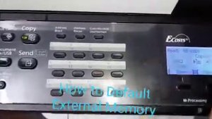 Kyocera M2040dn machine External Memory
