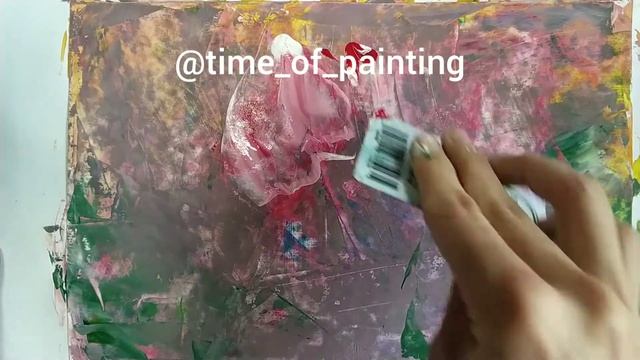 Техника работы пластиковой карты красками смотреть онлайн