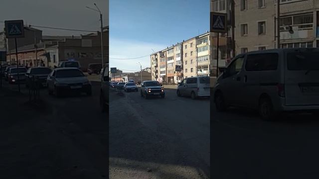 п. Чернышевск Забайкальский край Автопробег в поддержку Донбасса и Луганска