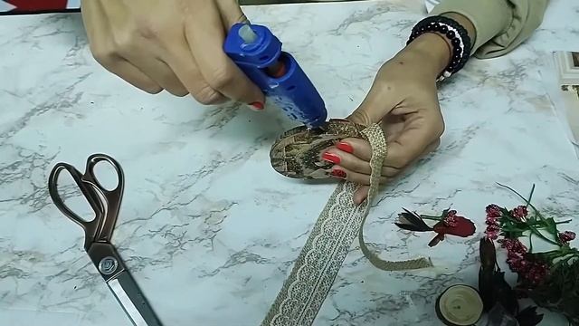 DIY Коледна декорация с декупаж от ЕМ АРТ