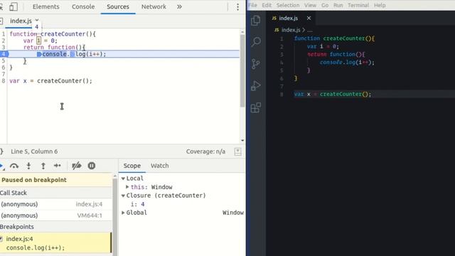 Simplest Javascript closures explanation ( 2 examples )