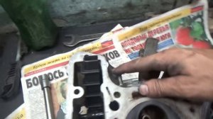 Сборка двигателя М 102 ГБЦ .