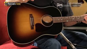 Gibson J-45 Standard Acoustic-Electric Guitar, demo'd by Don Ruffatto