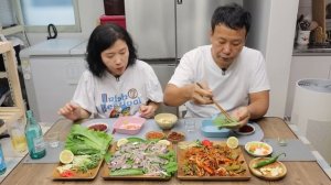 전어회 & 전어회무침 먹다가 비빔밥 먹방(feat.통전어) Raw Gizzard Shad MUKBANG