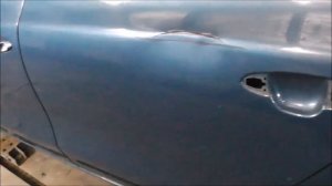 Ремонт и рихтовка двери ,без шпаклёвки.