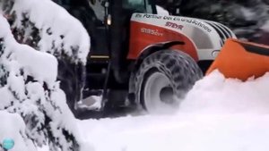 Уборка снега в европе (Cleaning snow Europe)(Norway)