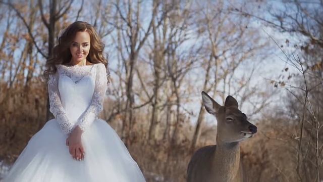 Съёмка в заснеженном лесу смотреть онлайн