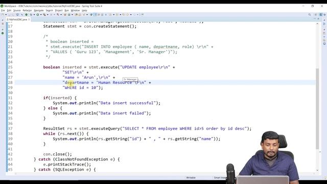 Java MySQL Tutorial For Beginners - MySQL JDBC | CRUD Operations | SQL Injection | Session 14