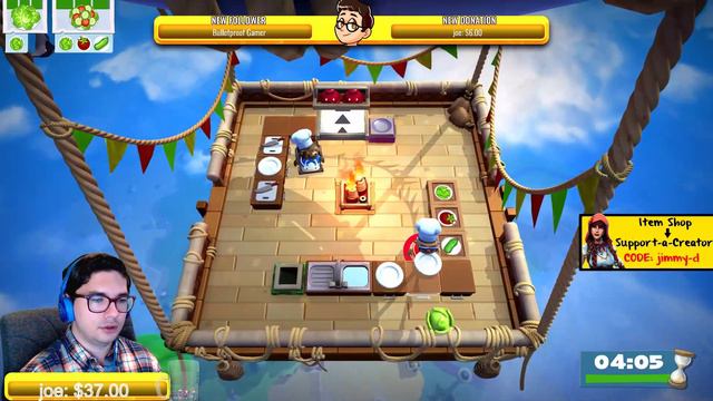 Time to go Cooking with Joe 💥 Overcooked 2 Nintendo Switch смотреть онлайн