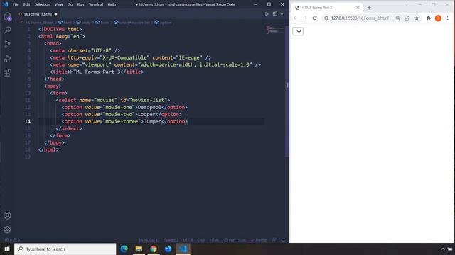 HTML-CSS Tutorial Lesson 16: HTML Forms Part 3 смотреть онлайн