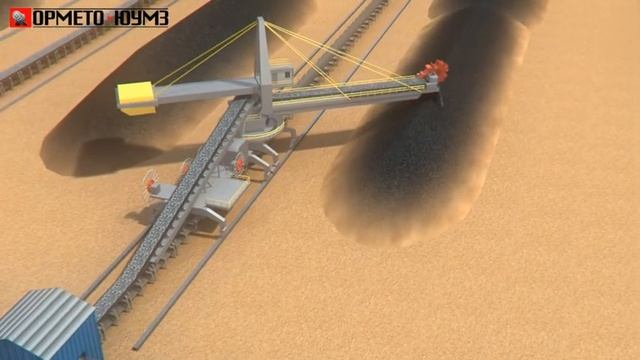 3D ролик Склад сырья аглофабрики смотреть онлайн