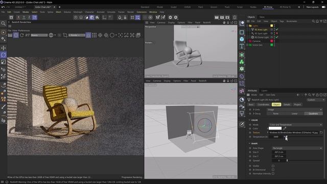 How To Use Gobo Textures In Cinema 4D & Redshift