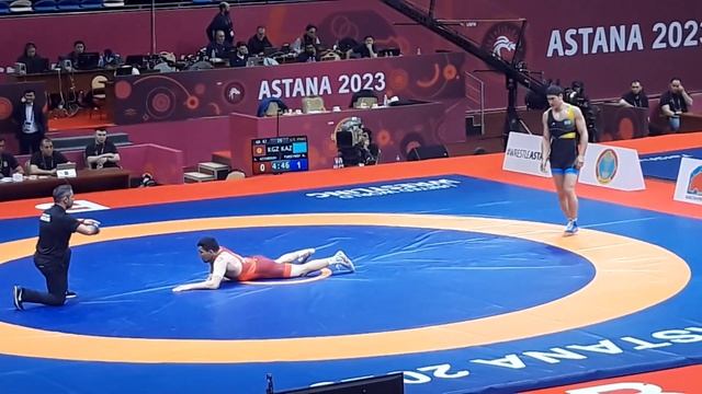 Нурсултан Турсынов. Греко-римская борьба.Чемпионат Азии. смотреть онлайн