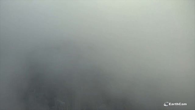 New York City Skyline Under Rolling Fog - Captured by EarthCam смотреть онлайн