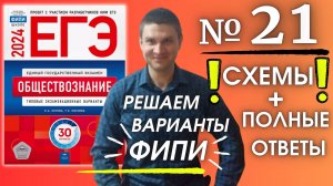 Полный разбор 21 варианта фипи Котова Лискова | ЕГЭ по обществознанию 2024 | Владимир Трегубенко