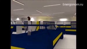 Пример расчета освещения супермаркета/гипермаркета