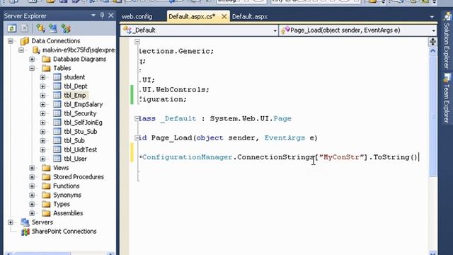Understanding Connection String in Ado.Net (1 of 15)