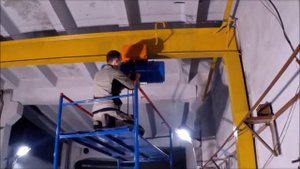 Монтаж тельфера