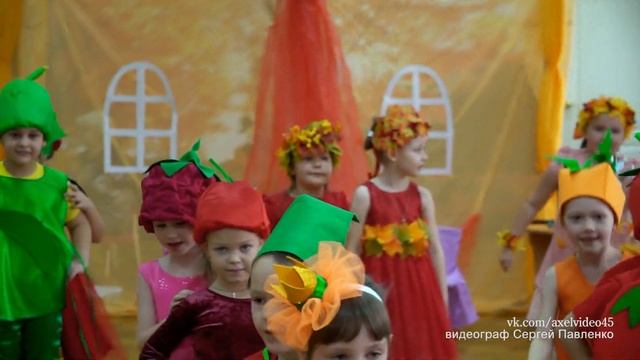 Утренник Осени. Видеооператор в детский сад Курган.