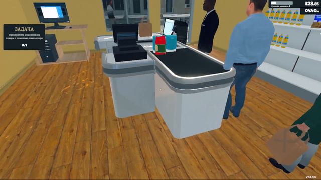 ОТКРЫЛ СВОЙ СУПЕРМАРКЕТ ► Supermarket Simulator ► #1 смотреть онлайн