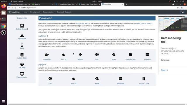 Installing KeystoneJS 6, NodeJS, Yarn and PostgreSQL смотреть онлайн