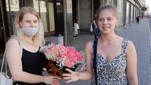Композиции из цветов на выпускной