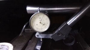 Проверка на точность продольной подачи моего 676 Киров