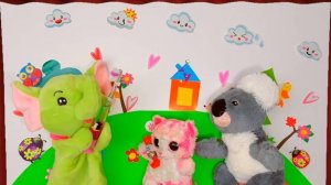 ?ЗАЧЕМ ЧИСТИТЬ ЗУБЫ! Анимишка - Слоненок помогает маленькому Коале почистить зубки.