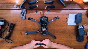 Замена заднего луча DJI Mavic Pro ремонт квадрокоптера