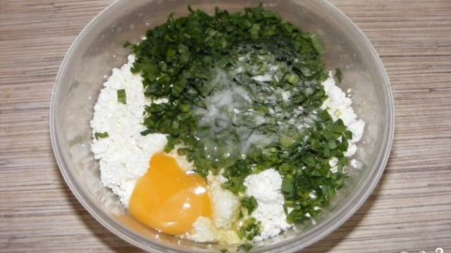 Вареники с соленым творогом
