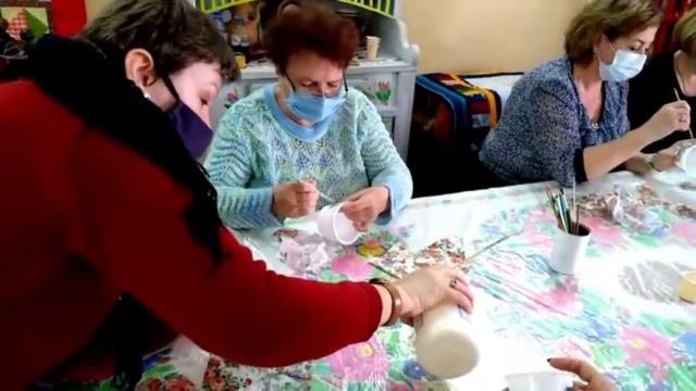 «Декупаж стаканчика»
