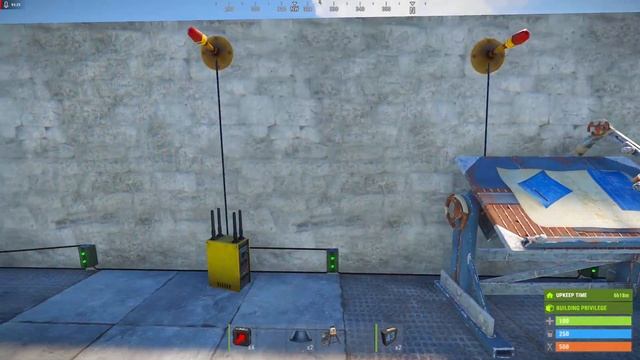 RUST - ИК датчик. Зона действия./Раст электрика#54. смотреть онлайн