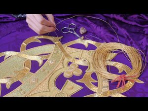 Золотное шитье - техника золотного шитья, история появления и развития, секреты мастерства