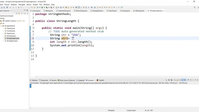 length method  java | length method  string class | java methods | length java | java tutorials