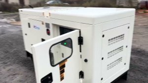 Запуск дизельного генератора ACEPOW APW-40