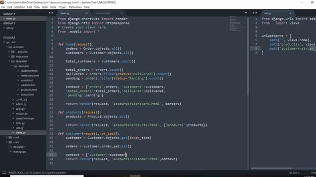 Dynamic URL Routing & Templates | Django (3.0)  Crash Course Tutorials (pt 9) смотреть онлайн