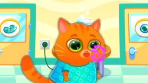 История для детей как Арина попала в игру с котиком Bubbu в Больницу | Арина Лечит Бубу в Игре