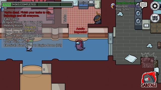 Modded Among Us (Town of Us Mods!) смотреть онлайн