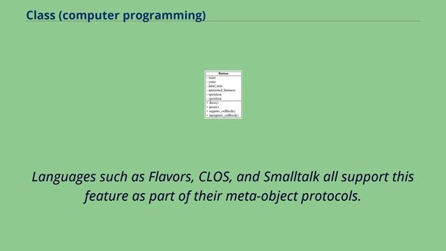 Class (computer programming)