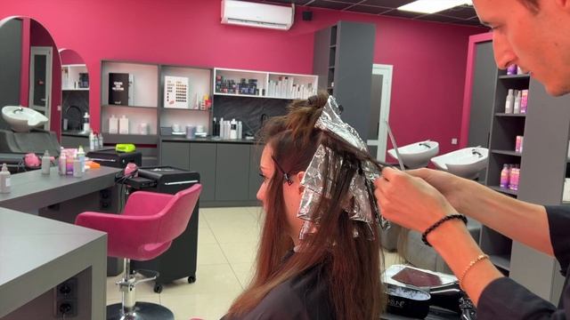 Бразильский блонд. Как сделать рельеф в окрашивании.