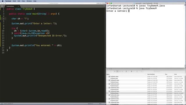 Java Exceptions 13: Using Throws - Checked Exceptions смотреть онлайн