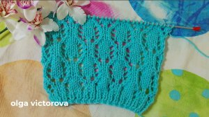 АЖУРНЫЙ УЗОР СПИЦАМИ 144  Вязание Узоры спицами Knitting patterns