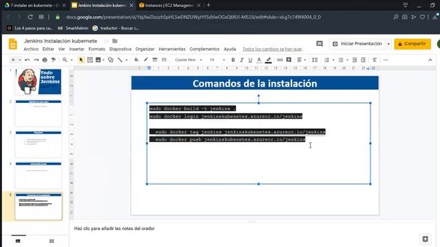 Como instalar Jenkins UBUNTU EN DOCKER en Azure usando Kubernetes AKS смотреть онлайн