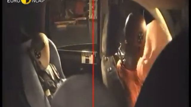 Краш-тест - Nissan Note 2006 (E-NCAP) смотреть онлайн