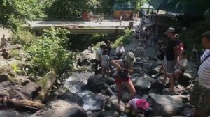 Абхазия.Молочный водопад. Обзор на канале Розовая бабочка