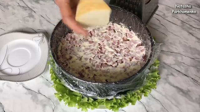 Салат "Копченый" НОВИНКА! / Smoked Salad / Праздничный Салат (Свежий и Очень Вкусный)